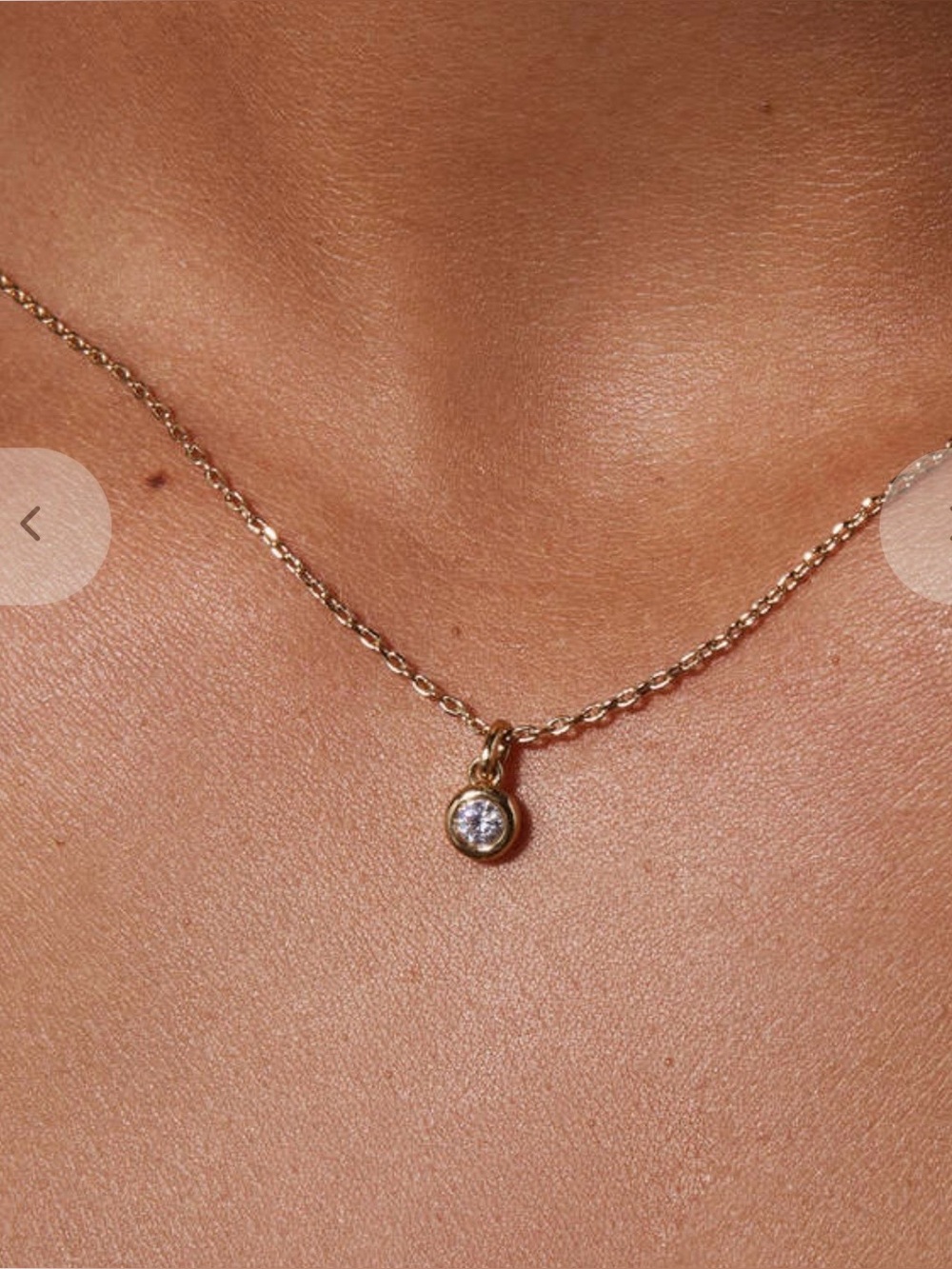 Ana Luisa Selina Round Stone Pendant